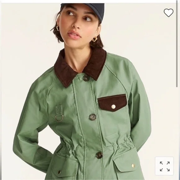J. Crew Classic Field Jacket szXL in Cypress - Picture 3 of 15
